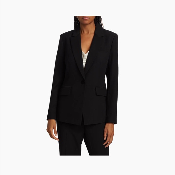 Tahari Womens One Button Black Blazer (NWT) - Picture 1 of 10